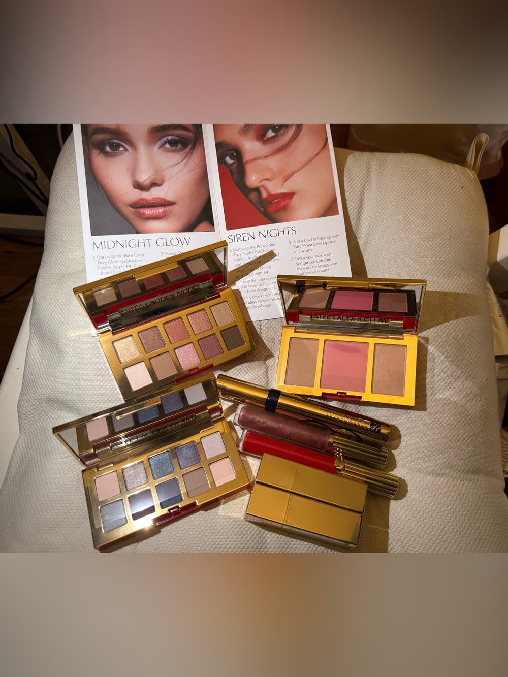 NWT Estée Lauder 8 piece make up set
